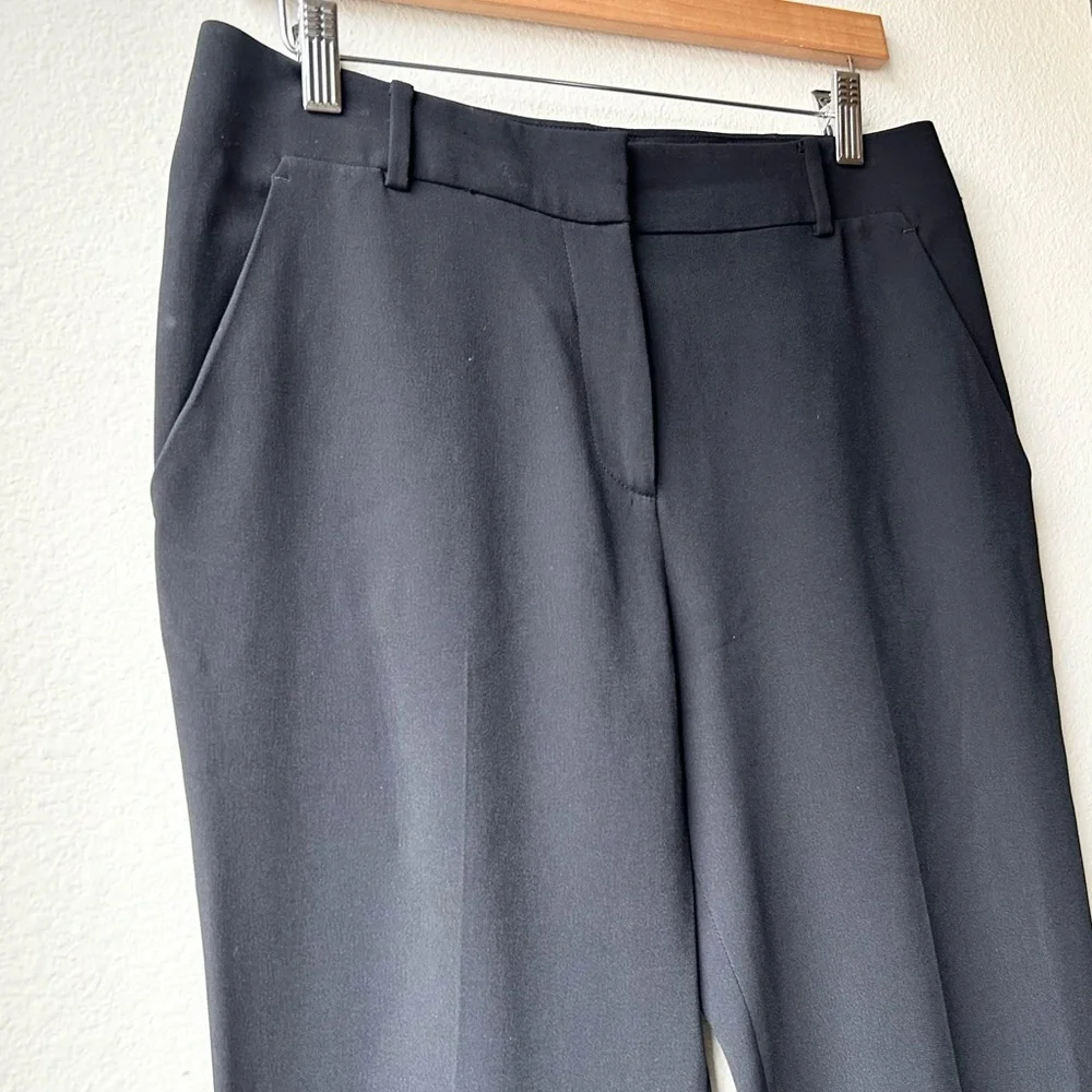 ALEXANDER WANG Black Onyx Ankle-length Tapered Leg Ankle Pants Sz 4